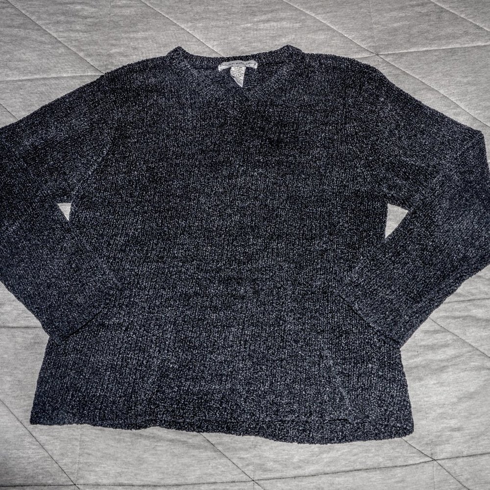 Black and white sweater